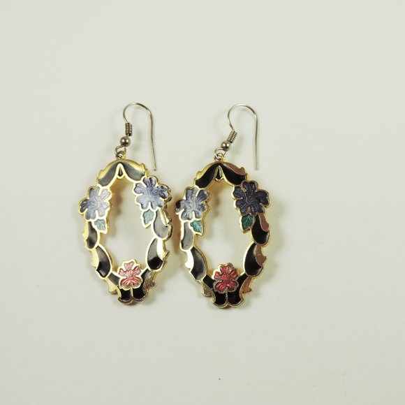 Vintage | Floral Hoops - Picture 1 of 5